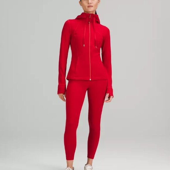 Lululemon Lunar New Year Hooded Define Jacket *Nulu Dark Red W4BWVS Size 12 LNY - Picture 6 of 16